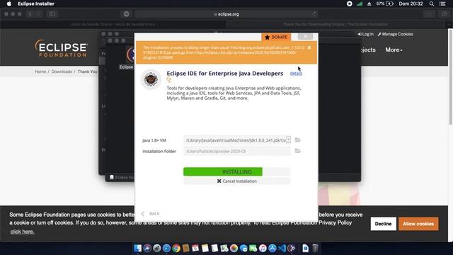 Instalando Eclipse e Java JDK no MAC смотреть онлайн