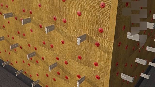 Монтаж фасадной системы Альт Фасад 05 вентилируемый фасад с облицовкой натуральным камнем, на основ смотреть онлайн