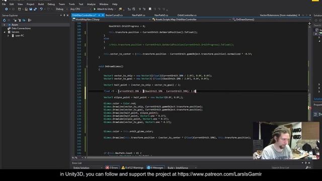 Building a Space Exploration Game in Unity3D - Orbit Navigation 1 смотреть онлайн