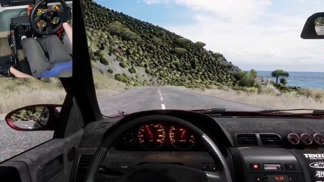 Nissan Maxima A32 2JZ Cruising Pacific Coast With Traffic Assetto Corsa (Wheelcam) смотреть онлайн