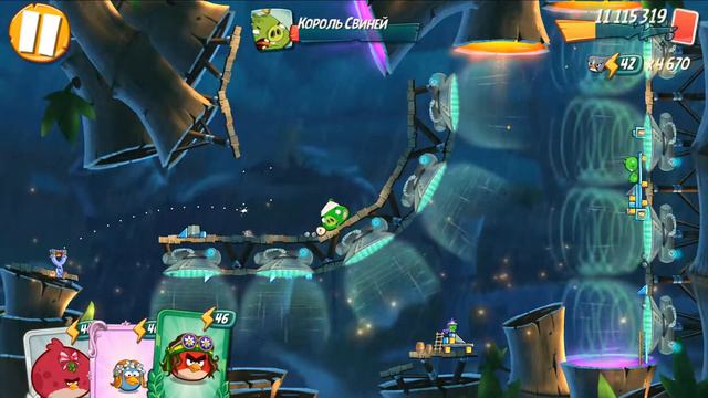 King Pig Panic/Паника короля свиней #12 Angry Birds 2. смотреть онлайн