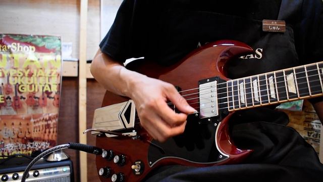 USED/Gibson SG '61 Reissue Sideways Vibrola 【2013年製】@guitarshoptantan смотреть онлайн