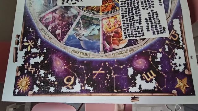 Finishing this 9000 piece puzzle literally almost broke me ? (Astrology Puzzle Part 4) смотреть онлайн