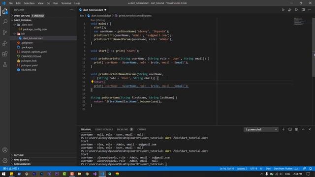 Dart уроки для начинающих #13 - Функции