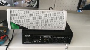 Трансляционный усилитель 100V | Как подключить колонки? Как пользоваться?