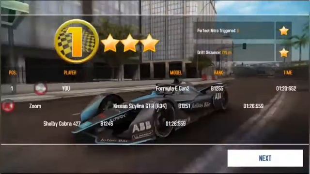 Asphalt 8 - Formula E Gen2 vs Ford Focus RS смотреть онлайн