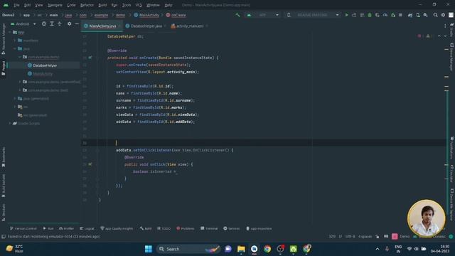 SQLite database in android studio || SQLite Open Helper: How to create database in android смотреть онлайн