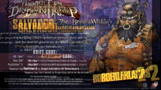 Borderlands 2 Tiny Tina’s Assault On Dragon Keep Shift codes смотреть онлайн