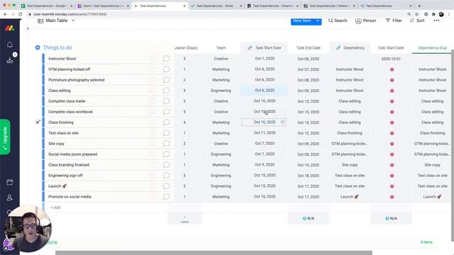 Task dependencies & durations in Google Sheets, ClickUp, Monday, Wrike, SmartSheet, Notion, and Cod смотреть онлайн