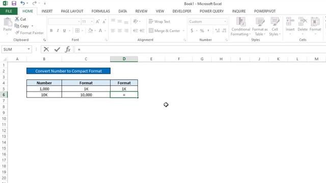Learn How to Convert Number From 1,000 to 1K in Excel | Convert Number from 10K to 10,000 Format смотреть онлайн