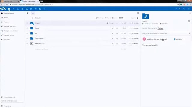 Nextcloud : comment gérer le partage de fichier ? смотреть онлайн
