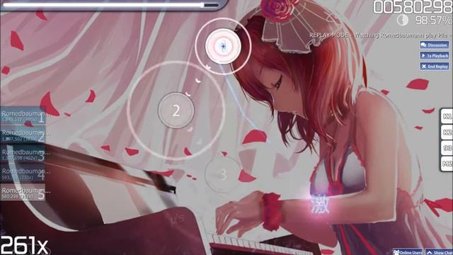 Pile - Aishiteru Banzai (Prepro Piano Mix) [osu! - Hard - 97,60 %]