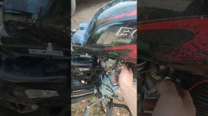 Меняю карбюратор Bajaj Boxer 150x Ставлю вакуумный от скутера