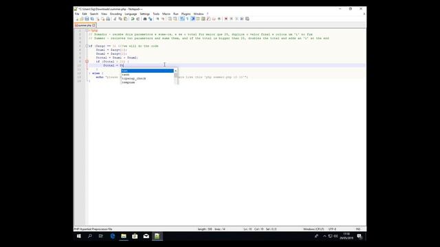 MOOC PHP - Basic programs exercise #2: Summer смотреть онлайн