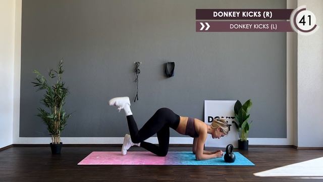 15 MIN. BOOTY & ABS WORKOUT with weight - no jumps | Hourglass Shape смотреть онлайн