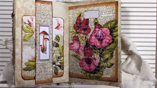 {SOLD} Shabby Botanical and Window Envelope kit DT Journal for Lavender Blu смотреть онлайн