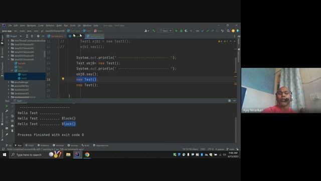2023 Java Training Session 06 Even number Static Vs Non Static Instance Local block смотреть онлайн