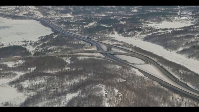 Полет над Мурманском на вертолете. смотреть онлайн