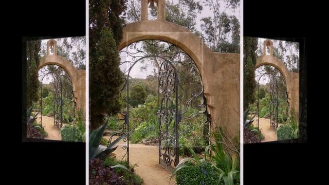 Shabby chic.Garden gate. Красивая калитка для романтического сада. смотреть онлайн