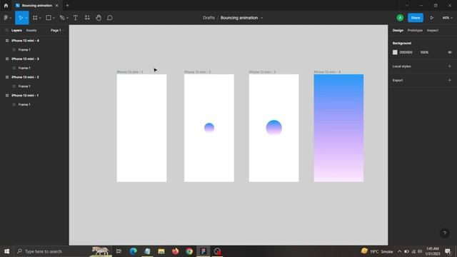 How to create Bouncing Loading Animation in Figma | Urdu / Hindi | #figma смотреть онлайн