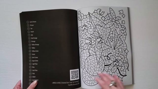 Flip Through of 100 BEST Adult Color by Numbers by Sunlife Drawing смотреть онлайн