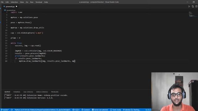 Pose Estimation using OpenCV Python in Hindi смотреть онлайн