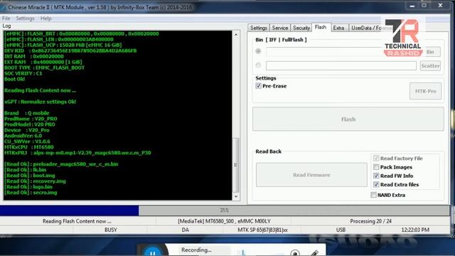 Qmobile V20 Pro MT6580 Flash File Read By CM2-TECHNICAL RASHID смотреть онлайн