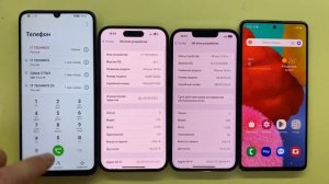 Incoming Cool Call Honor X7a vs Samsung A51 vs IPhone 14pro vs IPhone 13pro/ Outgoing