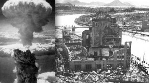 Атомная бомбардировка японского города Хиросима.