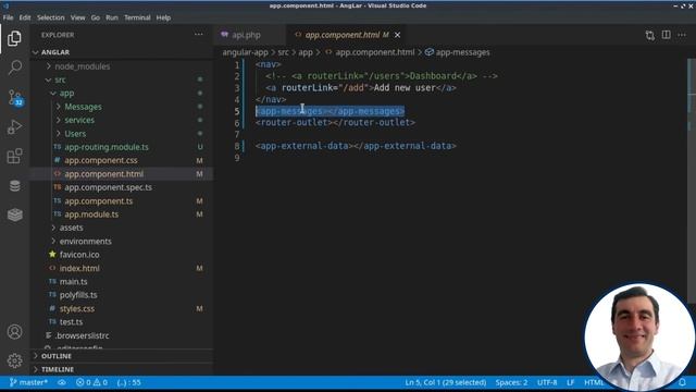 Connect Laravel REST API with Angular смотреть онлайн