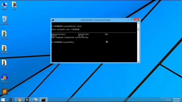 Net user Command (Windows cmd) смотреть онлайн