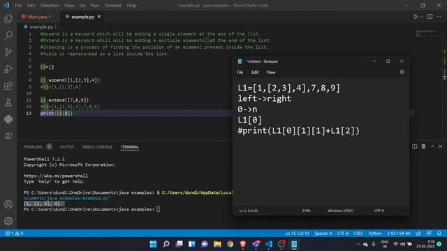 LIST & TUPLE - PYTHON | V-CODE | CSI | VIT-AP смотреть онлайн