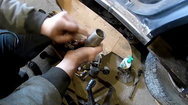 SUBARU за 35 K Часть 9 : ЗАМЕНА САЙЛЕНТБЛОКОВ, СБОРКА СТОЕК, ТОРМОЗА Subaru Legacy BF BC смотреть онлайн