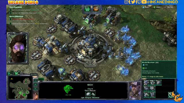 Noob Dingo Plays: StarCraft 2 with friend #2 смотреть онлайн