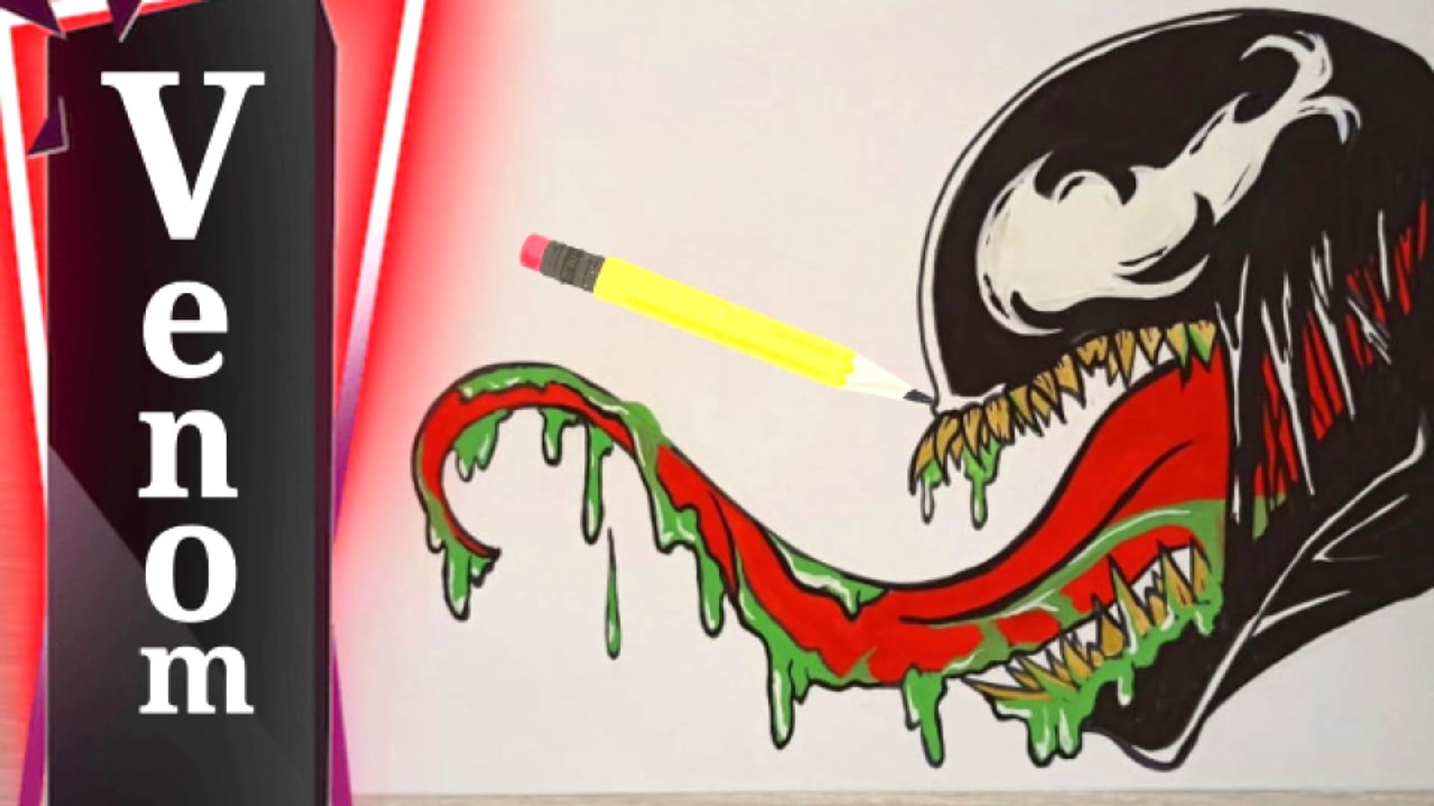 How to draw Venom / Как нарисовать Венома / Рисуем Венома. Рисуем вместе смотреть онлайн