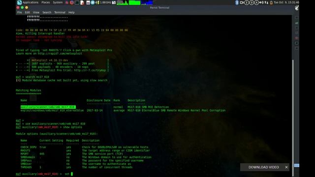 Exploiting Windows 7 smb port 445 & 139 смотреть онлайн