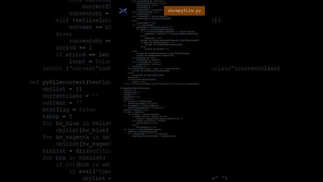 python script for showing python script & converting into video смотреть онлайн
