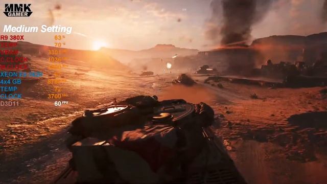 Battlefield V Bechmark PC Test | Xeon E5 -1620 v2 + R9 380X 4GB | Medium, High,Ultra High 1080p | смотреть онлайн