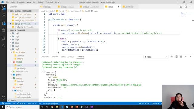 Node.js | Express.js - Exercise: Add to Cart смотреть онлайн