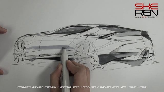 How to sketch a car смотреть онлайн