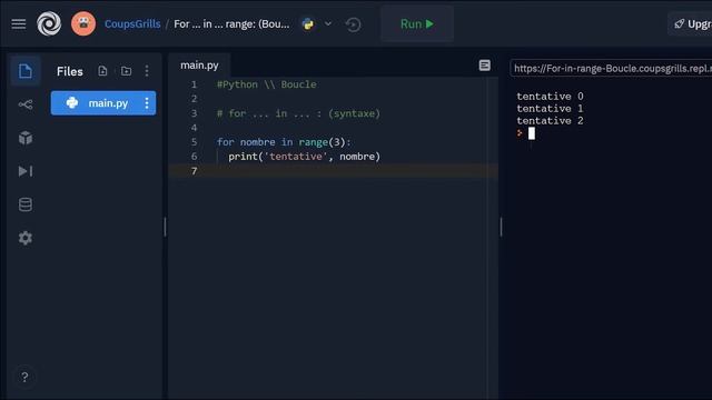 Python: Comment faire des boucles avec For in range()? смотреть онлайн