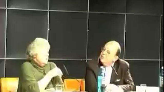 A S Byatt And Denis Scheck At The British Council's Literature Seminar In Berlin