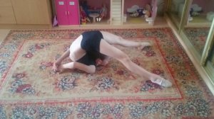 Леонова Софья 9 лет. Разминка#гимнастика