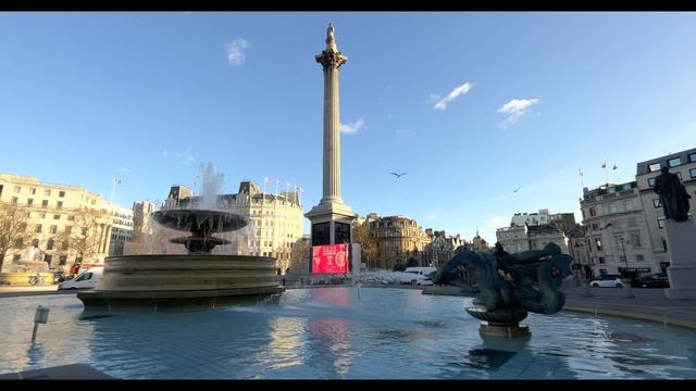 Trafalgar Square, London, UK смотреть онлайн