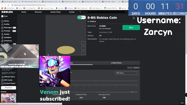 [?LIVE Countdown] 8 Bit Roblox Items Going LIMITED! | Easy Profit? смотреть онлайн