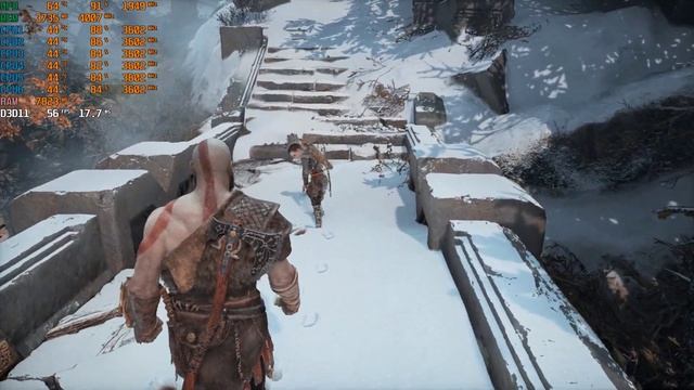 Новый тест God of War(Patch 1.0.12)+SSE 4 Fix на AMD Phenom II X6+GTX 1060 6Gb. смотреть онлайн