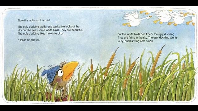 Аудиoкнига с картинками на английском языке The Ugly Duckling (Level 1) смотреть онлайн