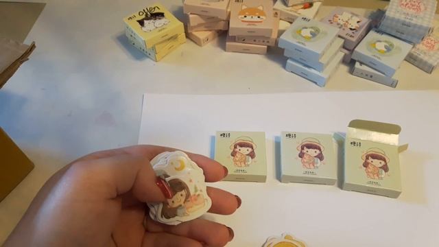 [Haul] Aliexpress Scrapbooking Sticker Planner (house of Novelty) смотреть онлайн