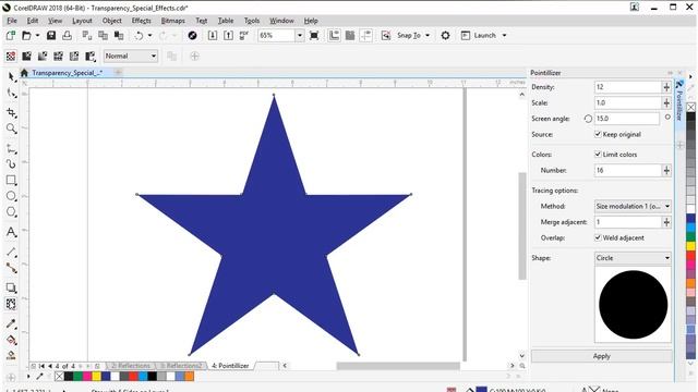 Advanced Transparency Effects in CorelDRAW смотреть онлайн