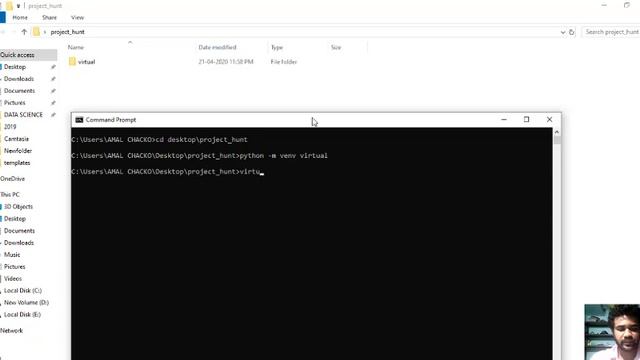 PYTHON FLASK | CREATE VIRTUAL ENVIRONMENT in WINDOWS | PIP | Dinkan Coding | Malayalam смотреть онлайн